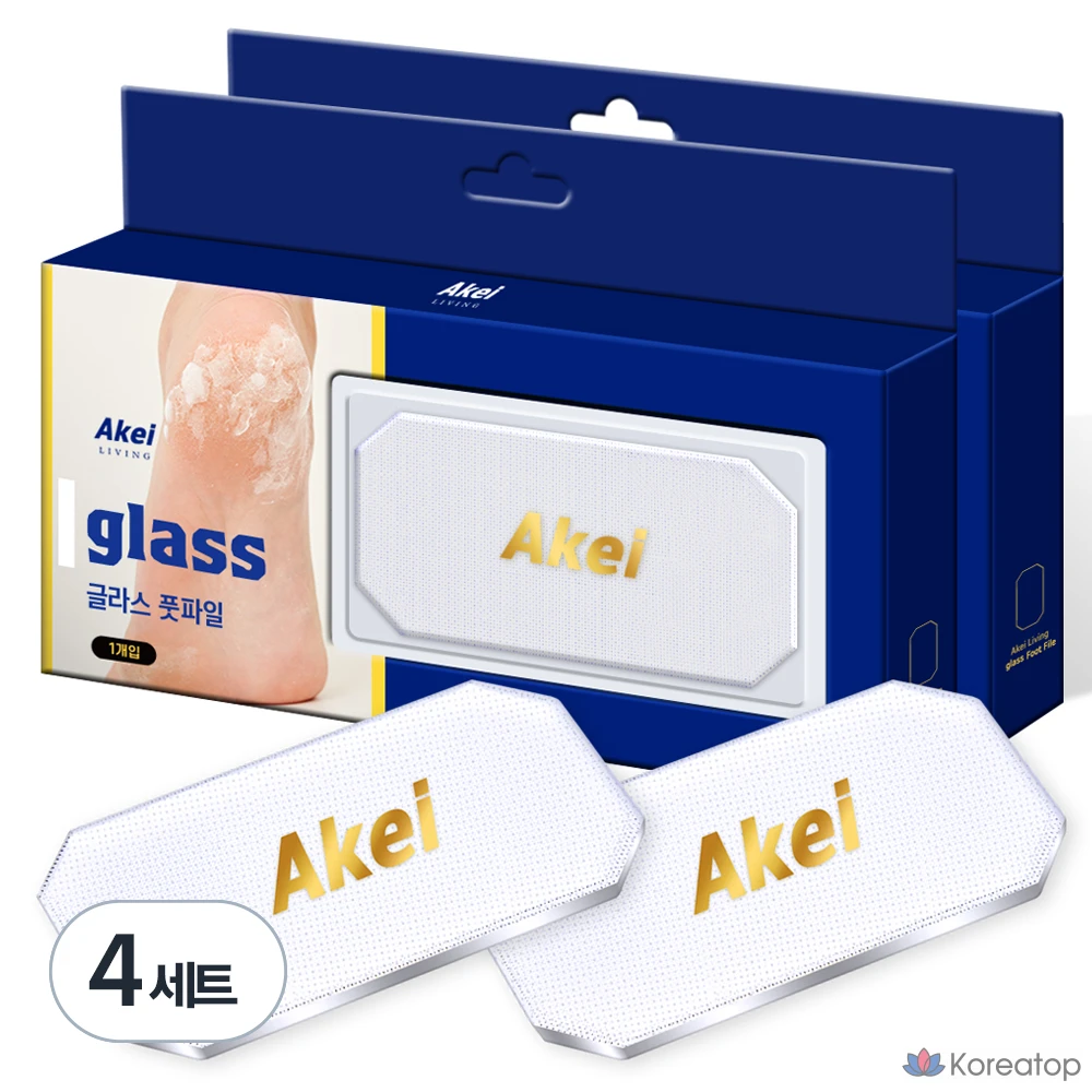 Пилинг для ног Akei Derma+ Living Glass Foot Peel, 4 шт.