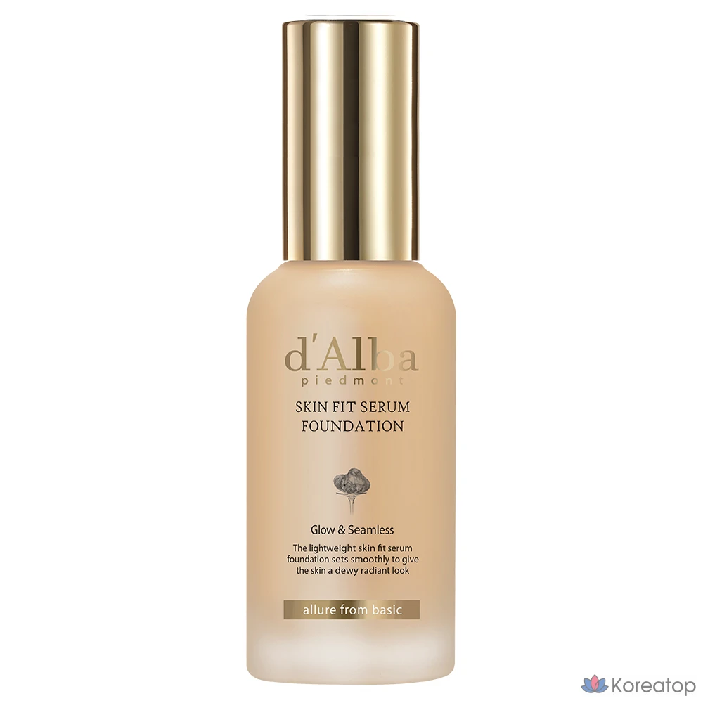 Тонер d'Alba Skin Fit Serum Foundation, оттенок 25, 30 мл, 1 шт.