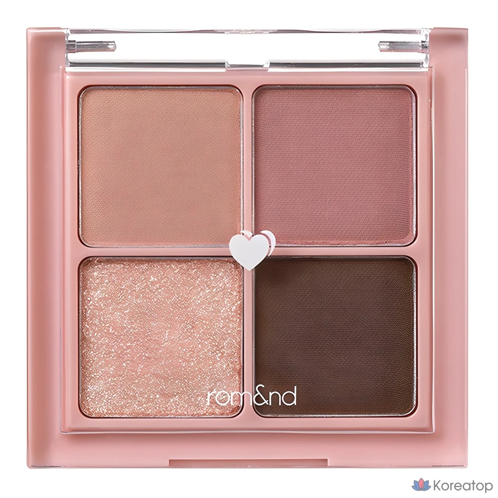 Палетка теней для век ROM&ND Better Than Eyes Eyeshadow Palette, оттенок 02 Dried Rose, 1 шт.