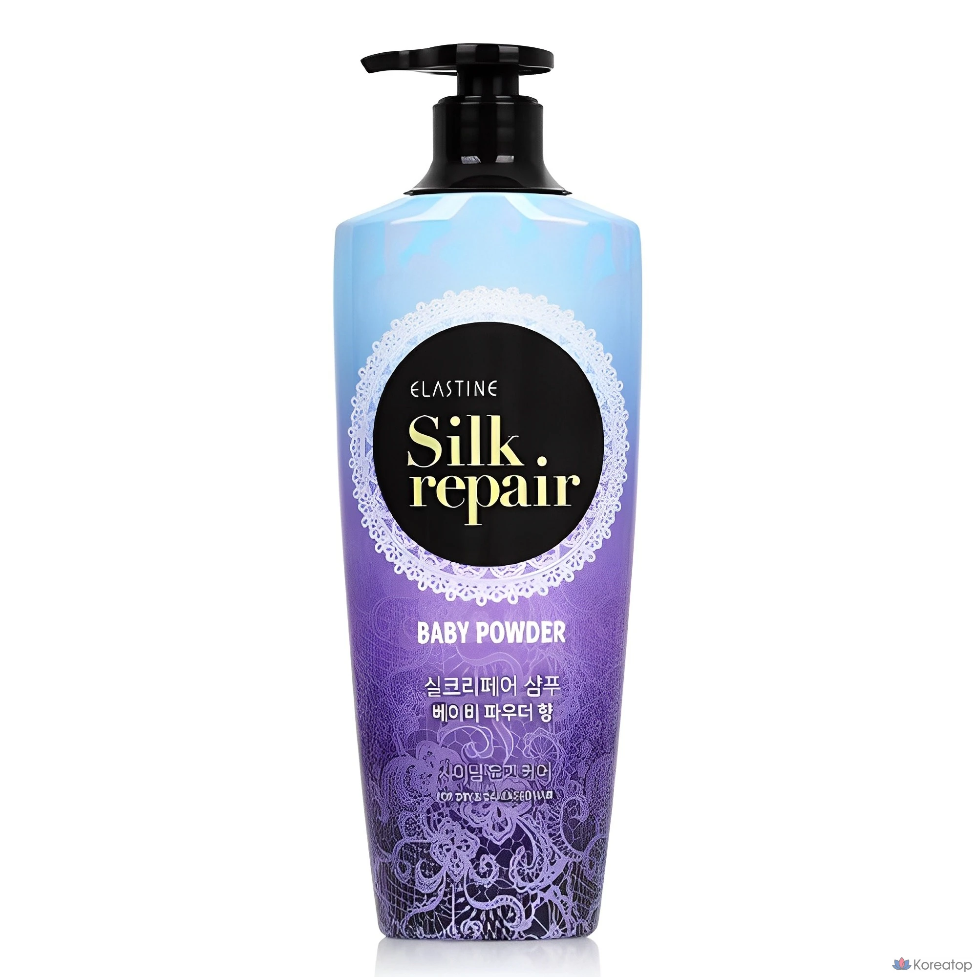 Шампунь Elastine Silk Repair Shampoo Baby Powder Scent, 550 мл, 1 шт.