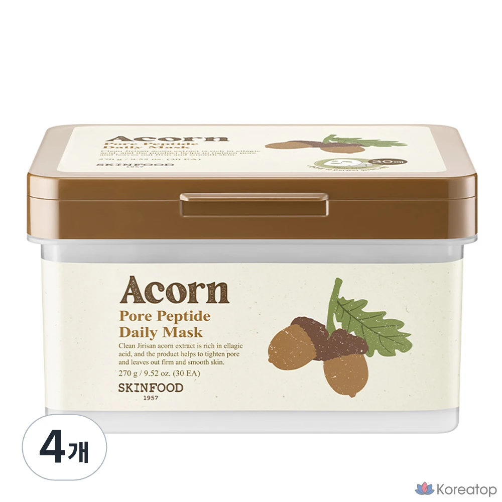 Тканевая маска для лица Skinfood Acon Pore Peptide Daily Mask, 270 г, 120 шт.