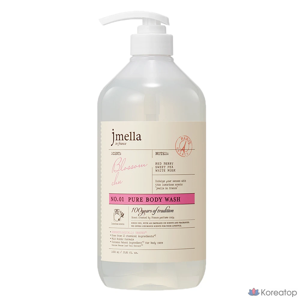 Гель для душа Jmella In France Pure Body Wash Blossom Chuu, 1 л, 1 шт.