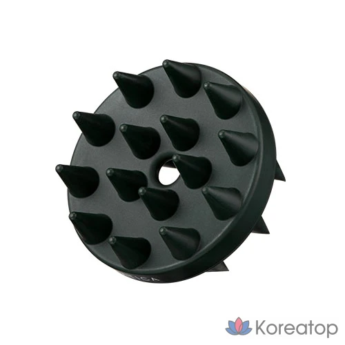 Щетка для кожи головы Aromatica Dual Scalp Shampoo Brush, черная, 1 шт.