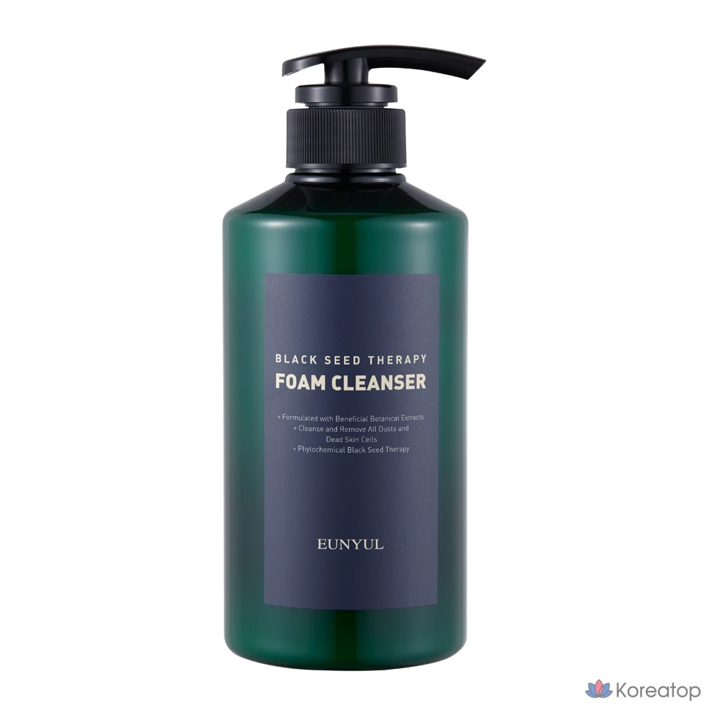 Пенка для умывания Eunyul Black Seed Foam Cleanser, 500 мл, 1 шт.
