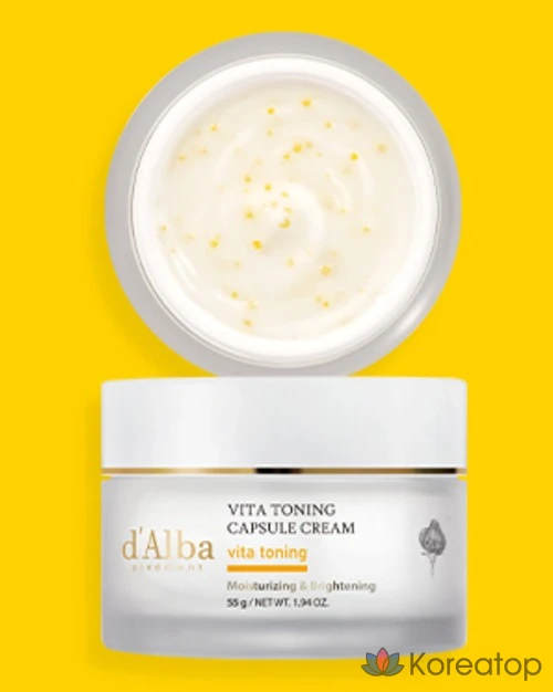 Крем d'Alba Vita Toning Capsule Cream Tube, 55 г, 1 шт.