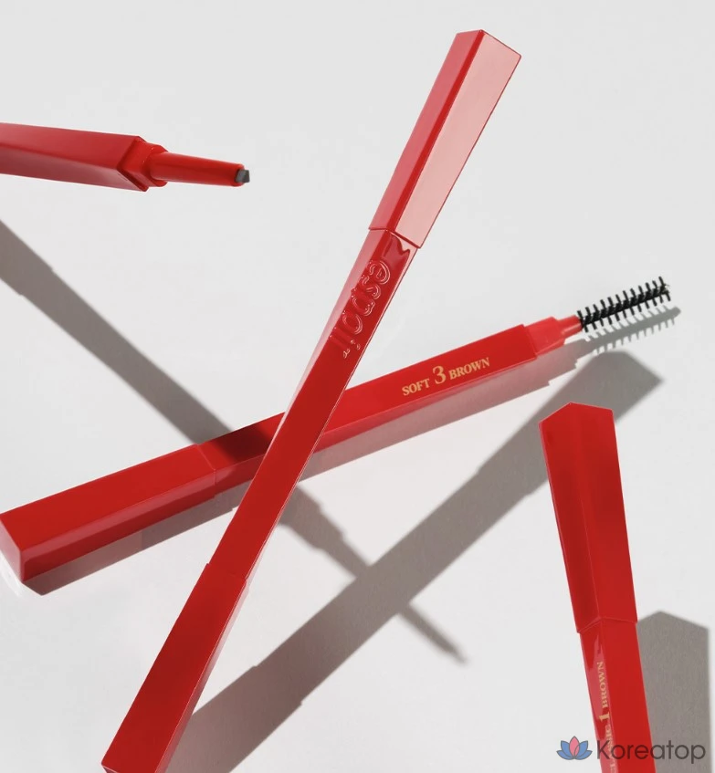 Карандаш для бровей Espoir The Brow Balance Pencil, оттенок 3 Soft Brown, 0.1 г, 1 шт., фото 5