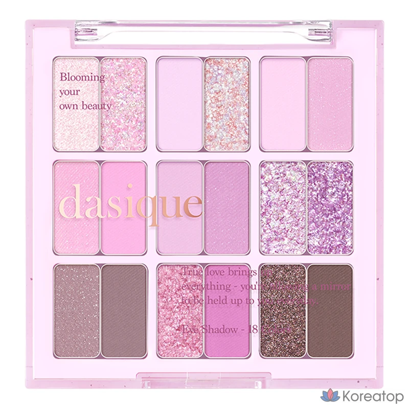 Тени для век Dasique Shadow Palette, оттенок 18 Berry Smoothie, 1 шт.