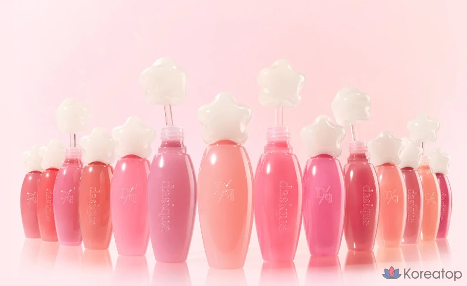 Блеск для губ Dasique Pure Water Lip Gloss, оттенок 02 Bear Pomelo, 1 шт., фото 6