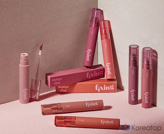 Тинт для губ Etude House Fixing Tint, оттенок Melange Rose, 1 шт., фото 5