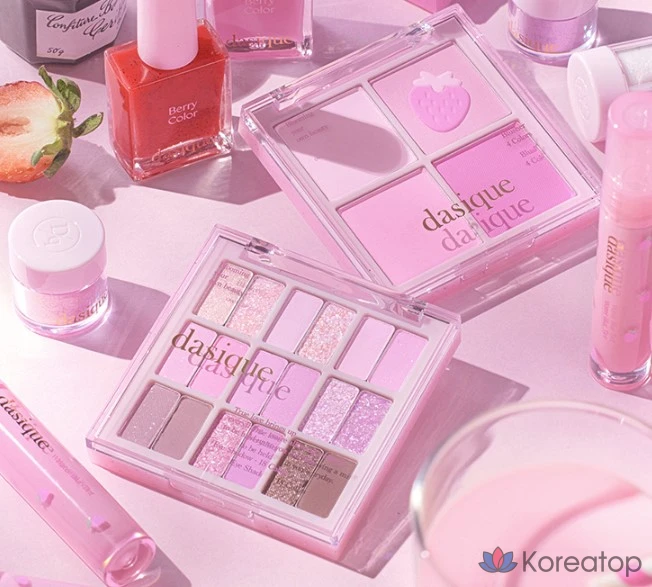 Тени для век Dasique Shadow Palette, оттенок 18 Berry Smoothie, 1 шт., фото 7