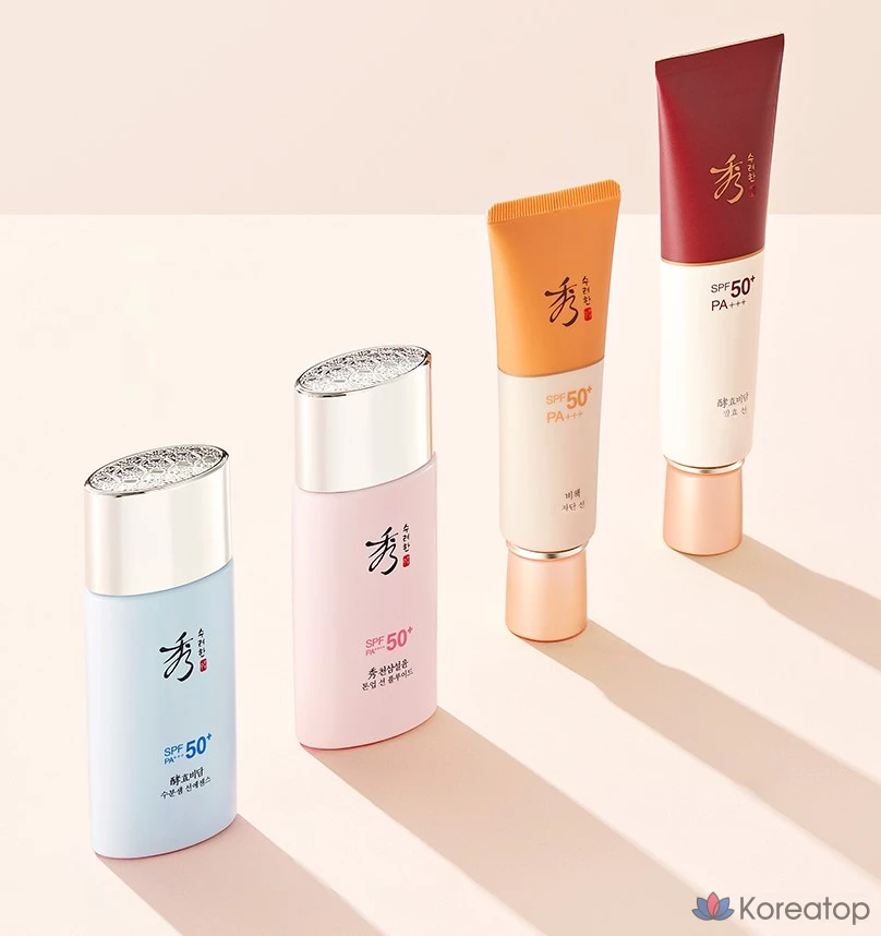 Солнцезащитный крем Sooryehan Hyobidam Fermentation Sun Cream SPF50+ PA+++, 60 мл, 1 шт.