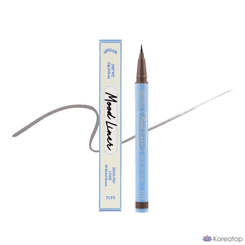 Подводка для глаз Too Cool For School Artclass Mood Pen Liner, оттенок 2 Muted Brown, 0.6 г, 1 шт.