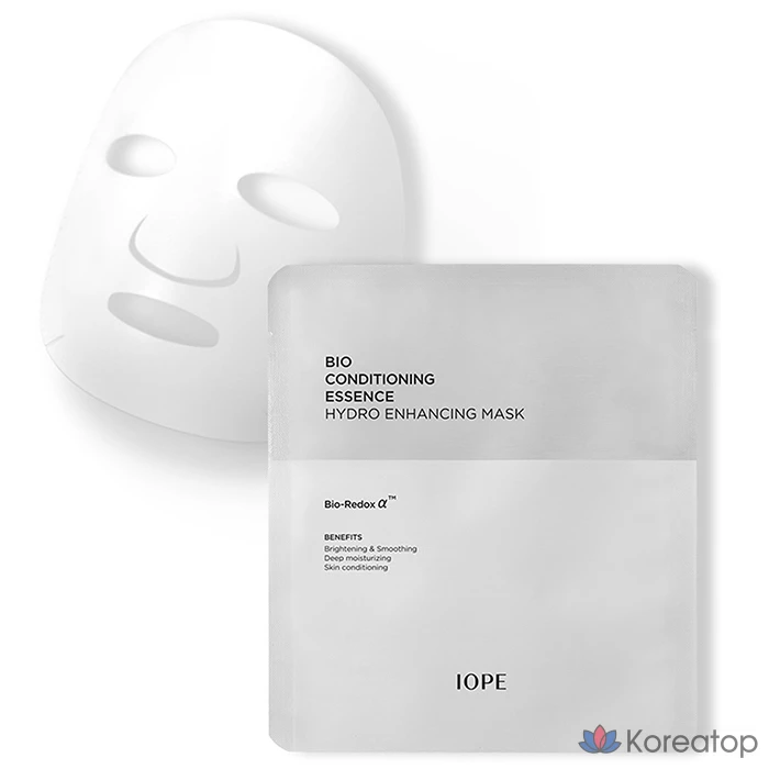 Тканевая маска для лица IOPE Bio Conditioning Essence Hydro Enhancing Mask, 23 г, 20 шт., фото 2