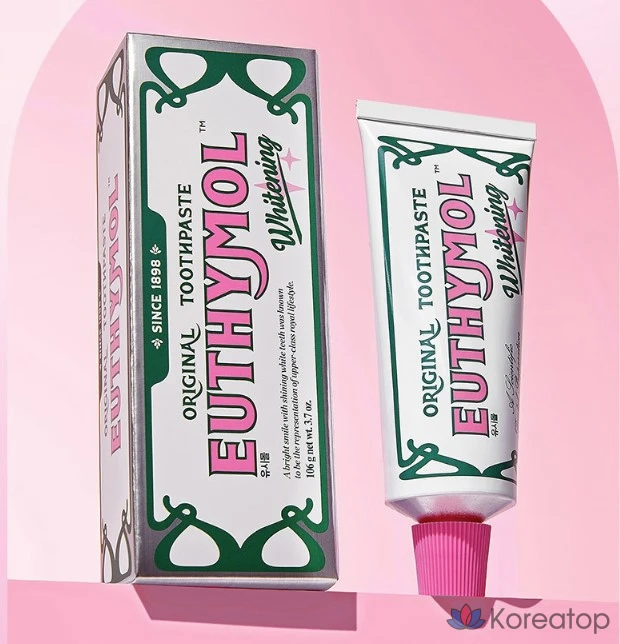 Зубная паста Euthymol Whitening Portable, 40 г, 6 шт., фото 7