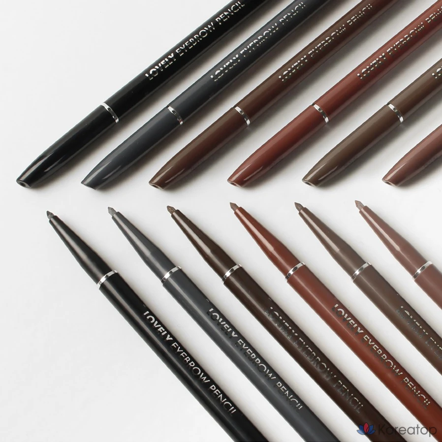 Карандаш для бровей Tony Moly Lovely Eyebrow Auto Pencil, оттенок 3 Gray Brown, 0.1 г, 1 шт.