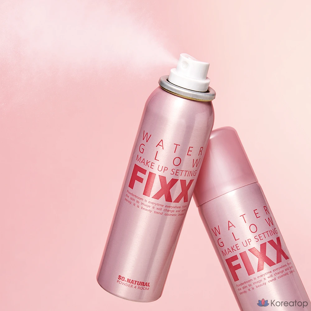 Спрей-фиксатор макияжа So Natural Water Glow Makeup Setting Fixer, 75 мл, 1 шт.