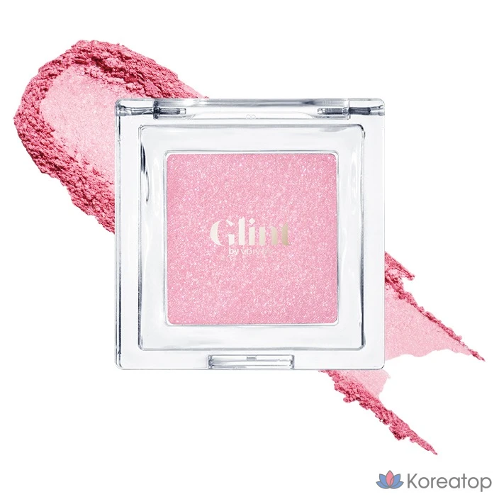 Бронзер-хайлайтер Glint by VDIVOV Baked Blush, оттенок 10 Rose Quartz, 2.4 г, 1 шт.