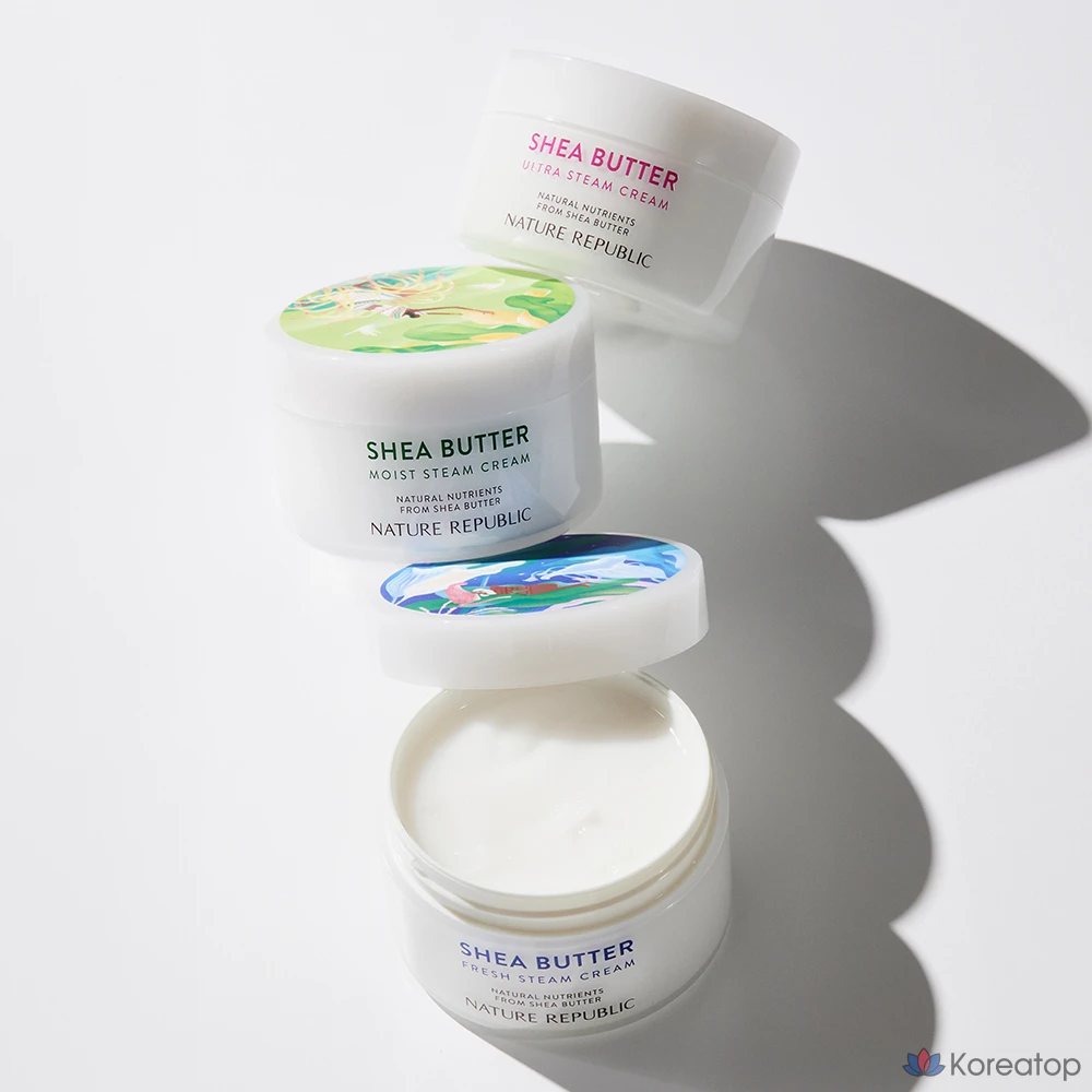 Крем для лица Nature Republic Shea Butter Moist Steam Cream, для нормальной и сухой кожи, 100 мл, 1 шт.