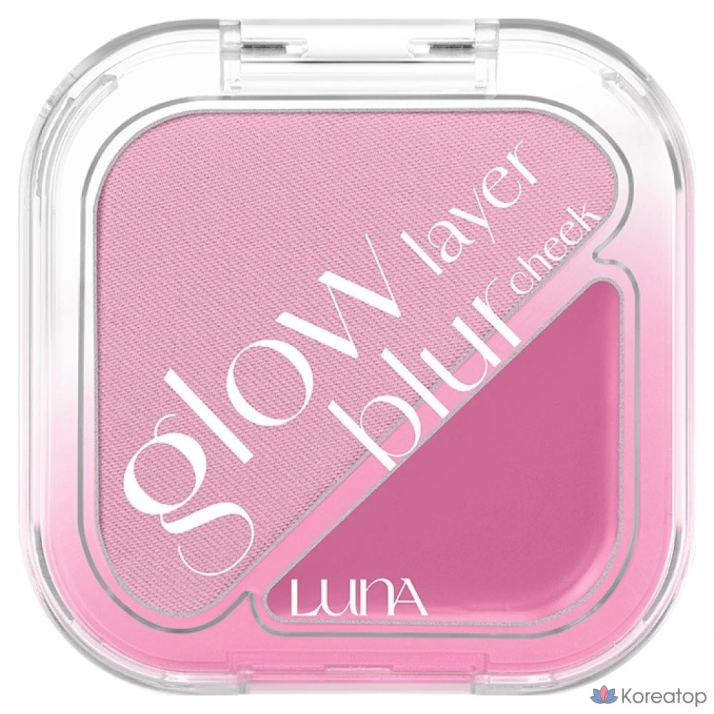 Румяна Luna Glow Layer Blur Cheek, оттенок 12 Mauv Rabbit, 8.5 г, 1 шт.