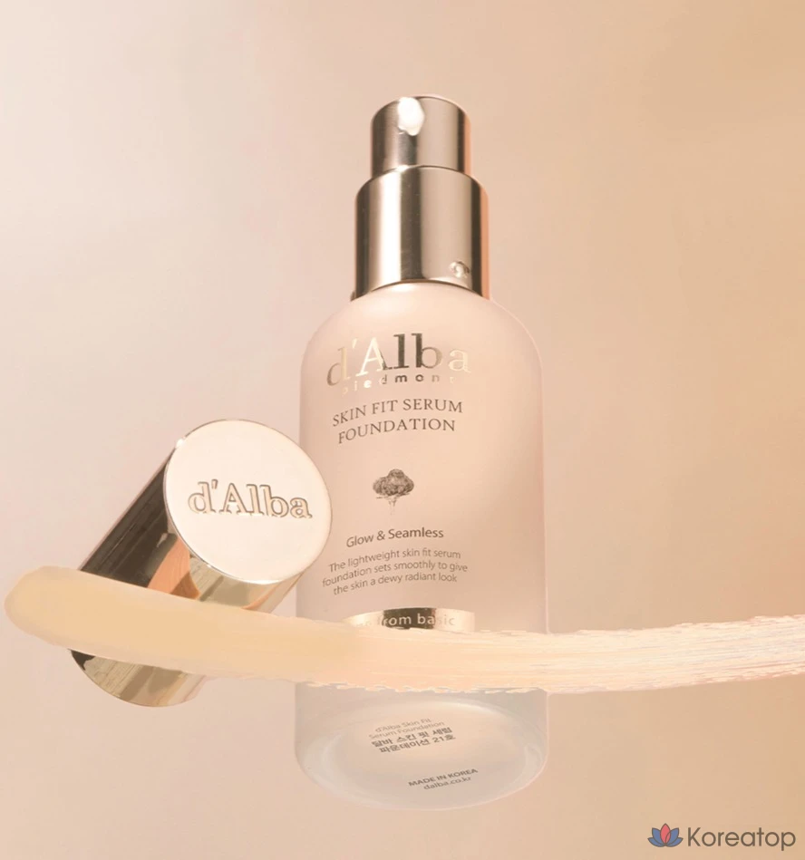 Тонер d'Alba Skin Fit Serum Foundation, оттенок 25, 30 мл, 1 шт., фото 2