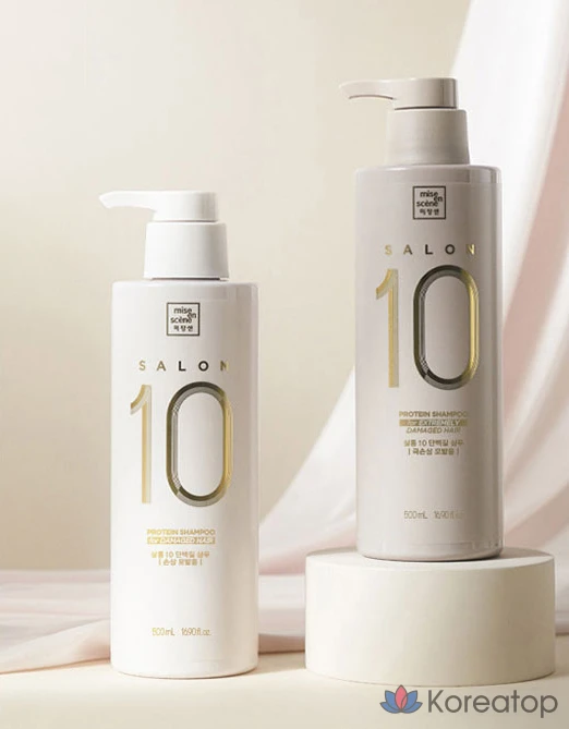 Шампунь Mise en Scene Salon 10 Protein Shampoo, 500 мл, 1 шт.