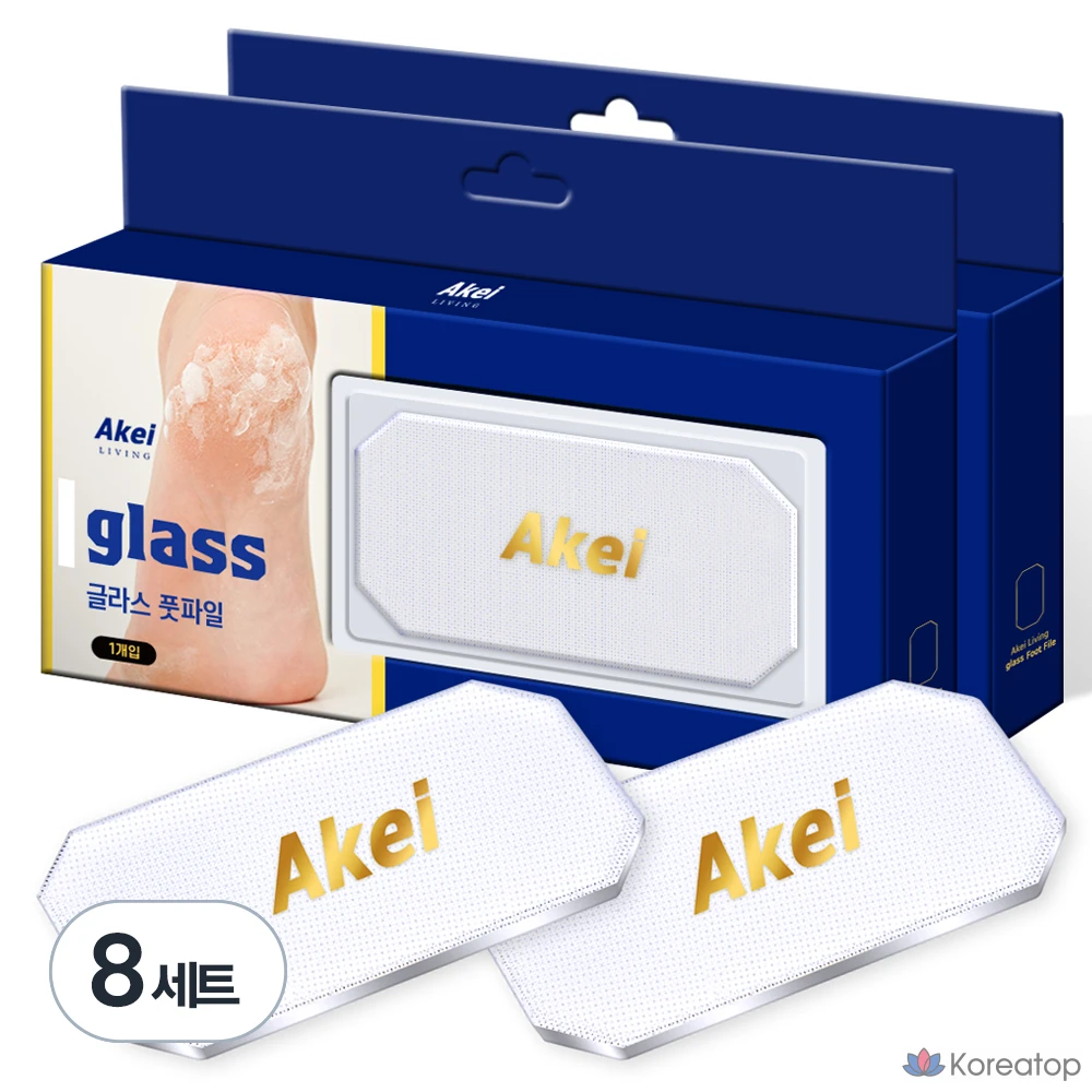 Пилинг для ног Akei Derma+ Living Glass Foot Peel, 8 шт.