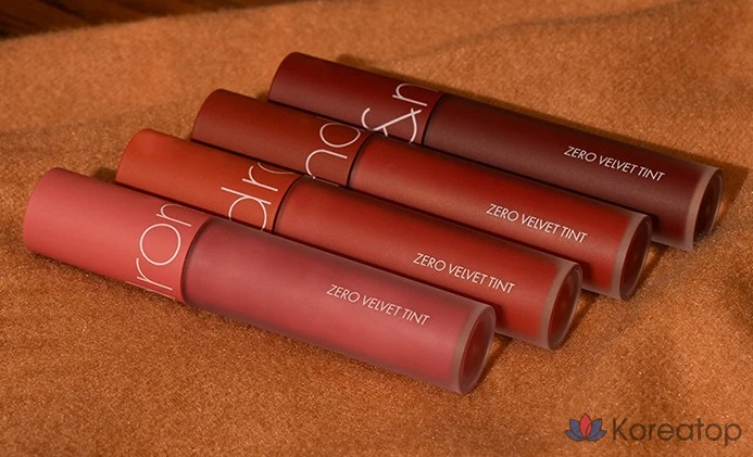 Тинт для губ ROM&ND Zero Velvet Tint, оттенок 15 Rusty Rust, 5.5 г, 1 шт., фото 4
