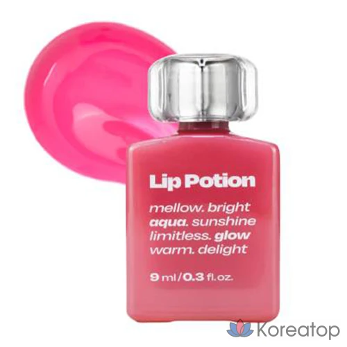 Тинт для губ ALTERNATIVE STEREO Lip Potion Aqua Glow, оттенок 07 Pink Soda, 1 шт.