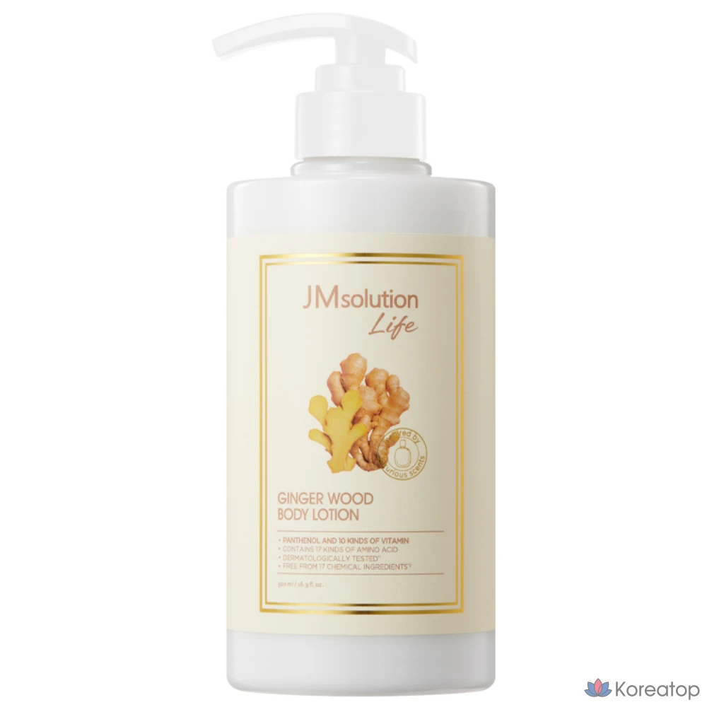 Лосьон для тела JM Solution Life Ginger Wood Perfume Body Lotion, 500 мл, 1 шт.