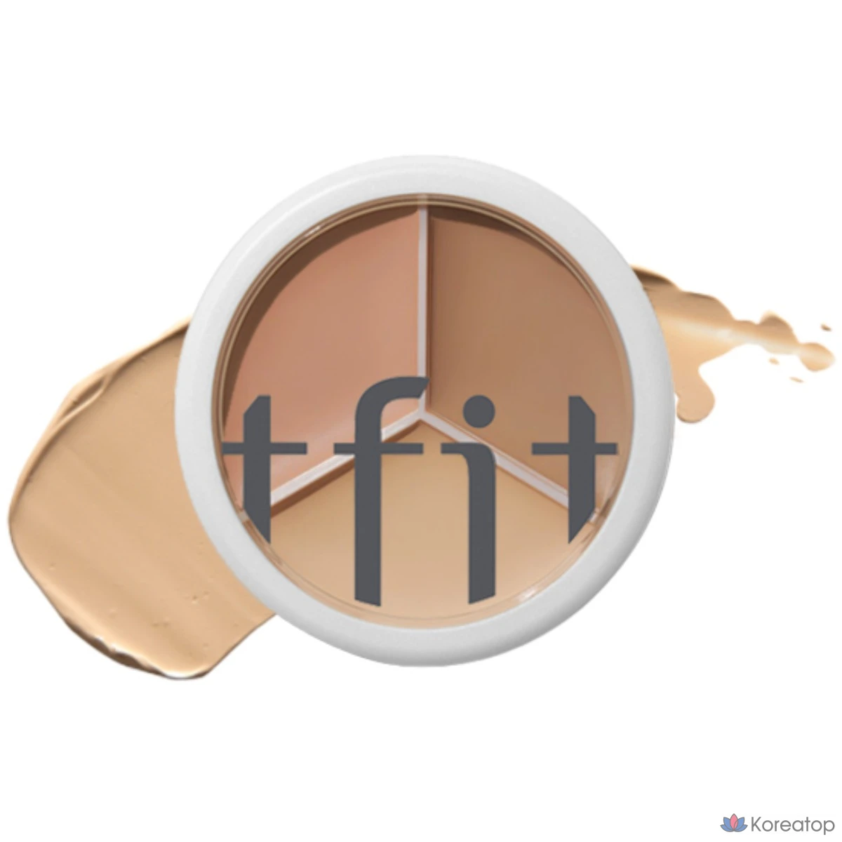 Консилер TFIT Cover Up Pro Concealer, оттенок Warm (Deep Beige/Natural Beige/Peach Beige), 1 шт.