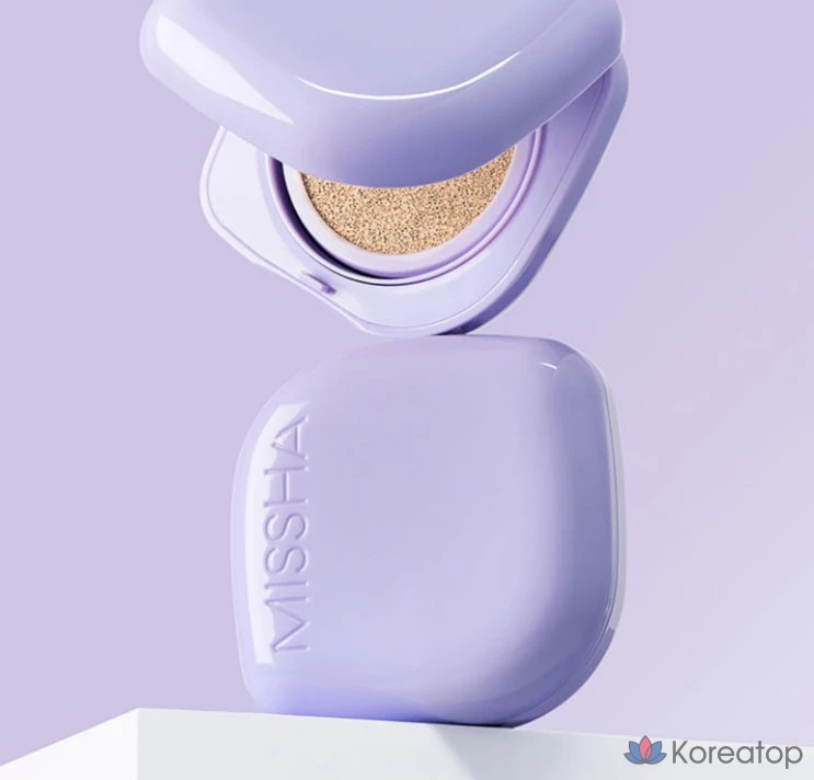 Кушон Missha Layering Fit Semi Glow Cushion Foundation, оттенок 23 Sand, 15 г, 1 шт., фото 4
