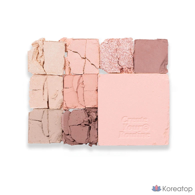 Палитра для век MERZY Your Routine Eye Palette, оттенок Rosy Closet, 1 шт.