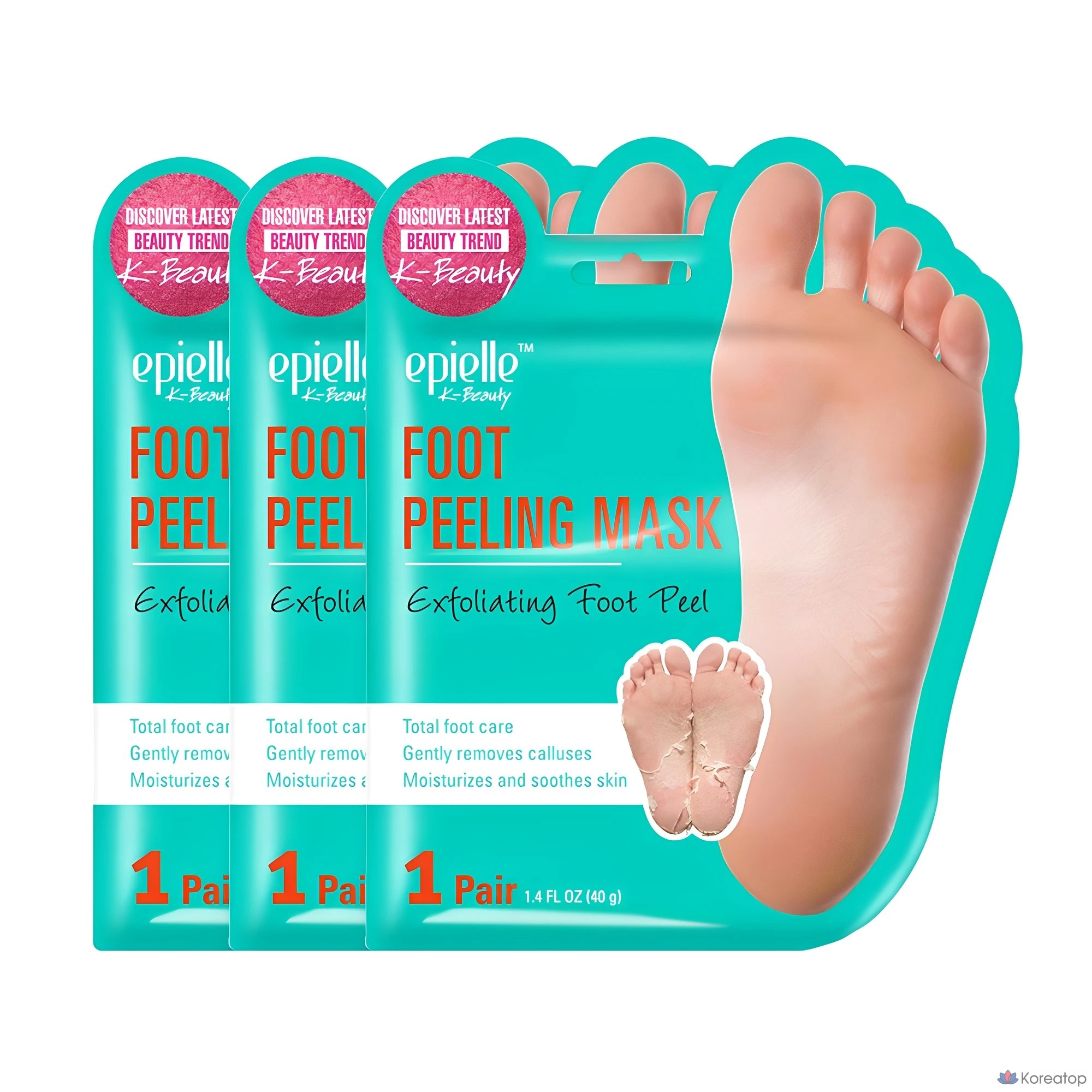 Пилинг для ног Epielle Foot Peeling Mask, 40 г, 6 шт.
