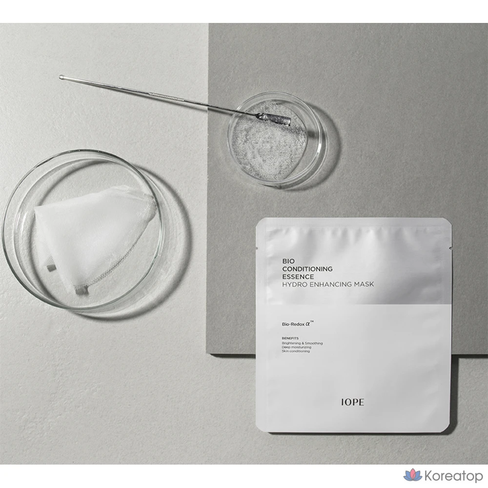 Тканевая маска для лица IOPE Bio Conditioning Essence Hydro Enhancing Mask, 23 г, 20 шт., фото 3