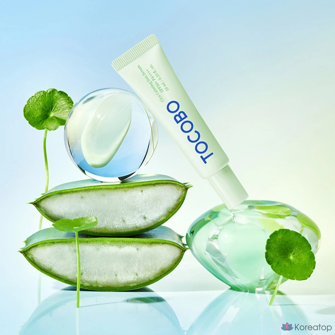 Набор для ухода Tocobo Bio Watery Sun Cream + Cica Calming Sun Serum SPF50+ PA++++ 2-piece Set, 150 мл + 30 мл, 3 шт., фото 9