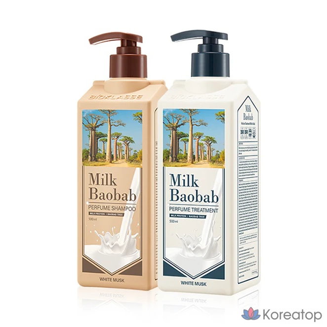 Кондиционер для волос Milk Baobab Perfume Hair Treatment, аромат White Musk, 500 мл, 1 шт.