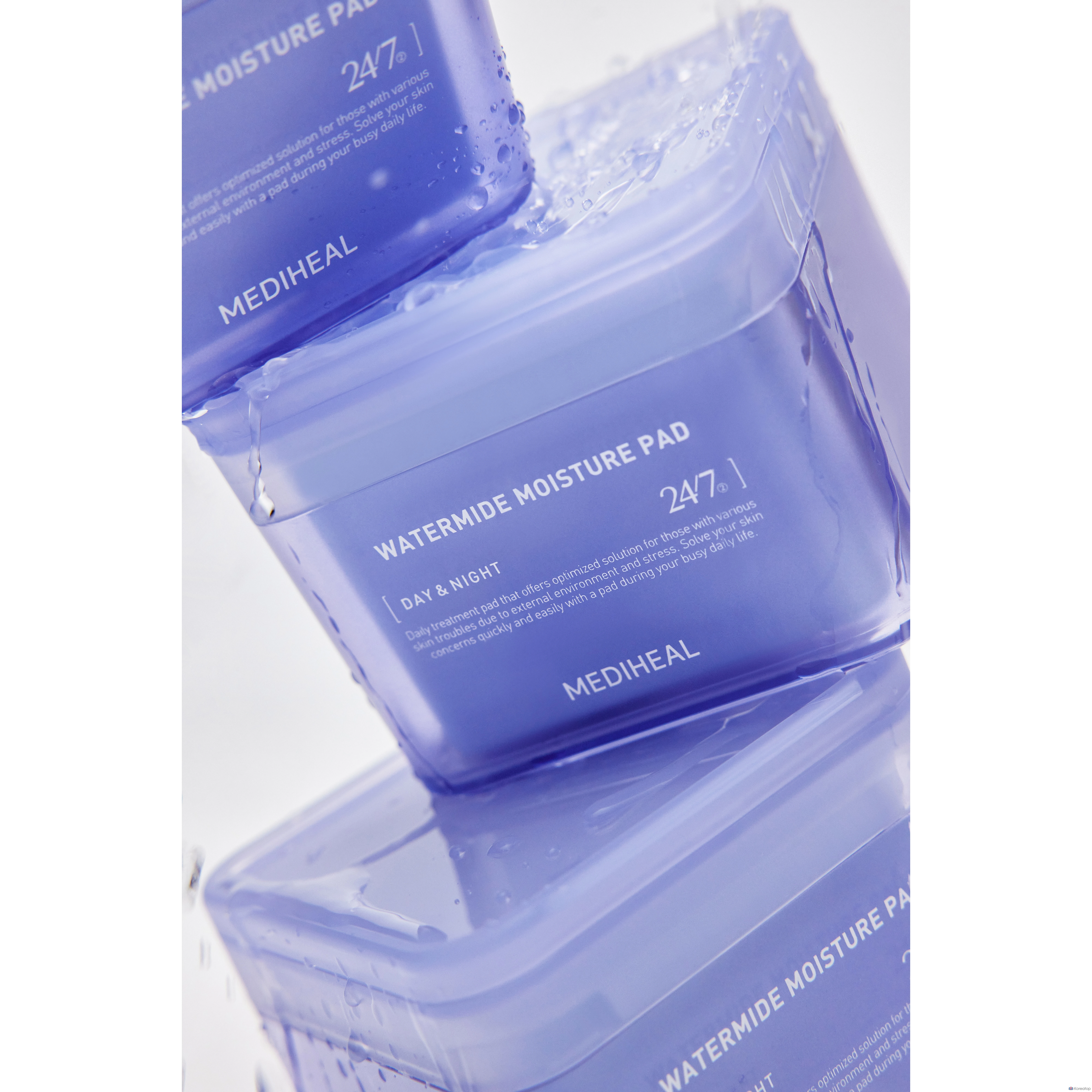 Пэды для лица MEDIHEAL Watermide Moisture Boosting Pad, 150 мл, 100 шт.