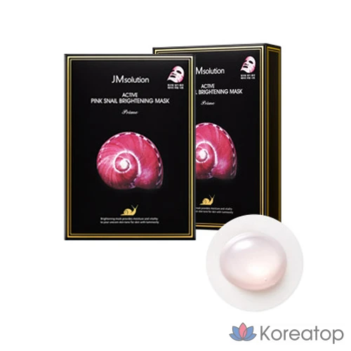 Тканевая маска для лица JM Solution Active Solution Golden Caviar 10p + Bird's Nest 10p + Pink Snail 10p + Jellyfish 10p Mask Pack Set, 120 шт., фото 9