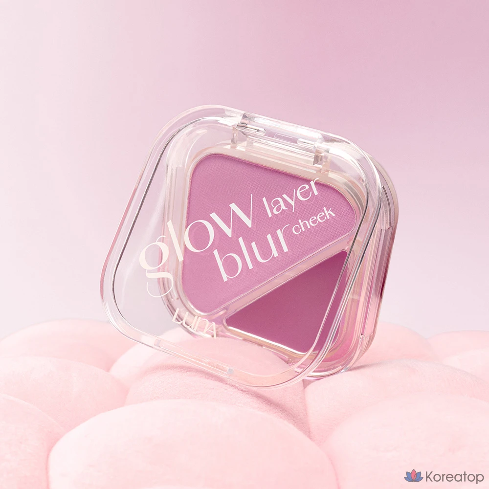 Румяна Luna Glow Layer Blur Cheek, оттенок 12 Mauv Rabbit, 8.5 г, 1 шт., фото 2