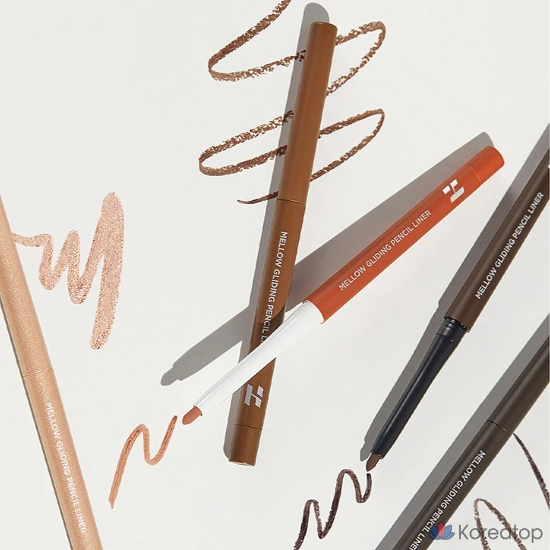 Карандаш для глаз Holika Holika Mellow Gliding Pencil Liner, оттенок 06 Apricot Cream, 0.3 г, 1 шт., фото 2