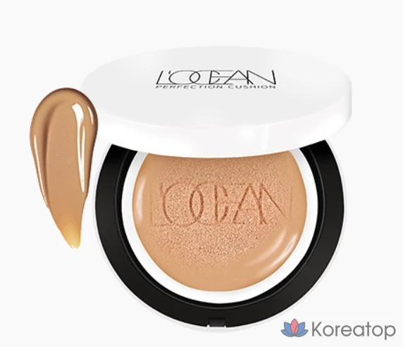 Кушон L'OCEAN Perfection Cushion Pact, оттенок 33 Cappuccino, 25 г, 1 шт., фото 2