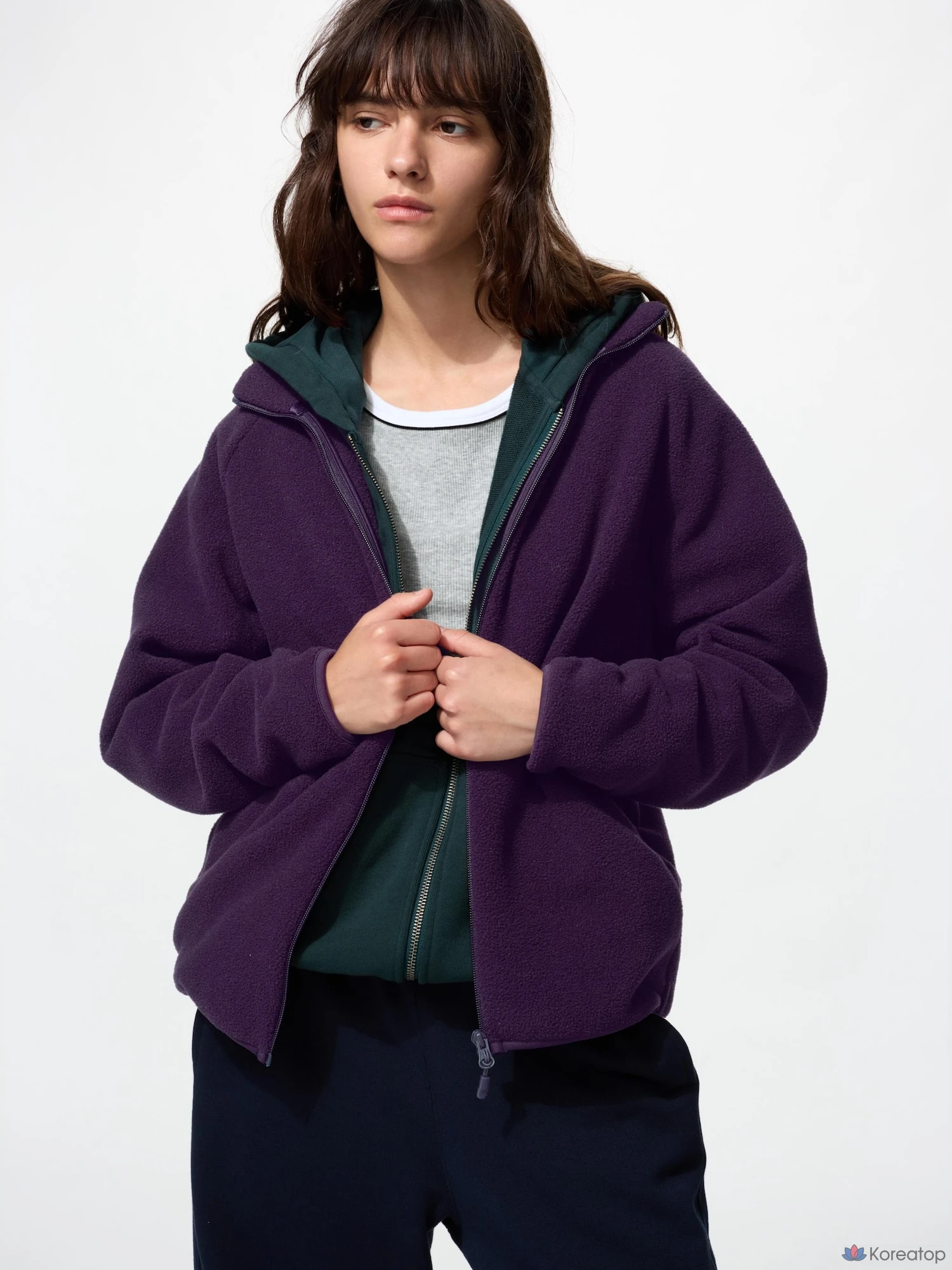 Флисовая куртка Uniqlo Fleece Full-Zip Jacket