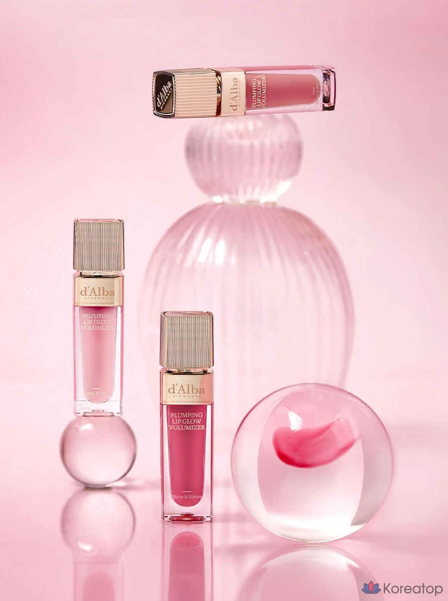 Бальзам для губ d'Alba Plumping Lip Glow Mood Volumizer, оттенок Pebble Pink, 5 мл, 1 шт., фото 4