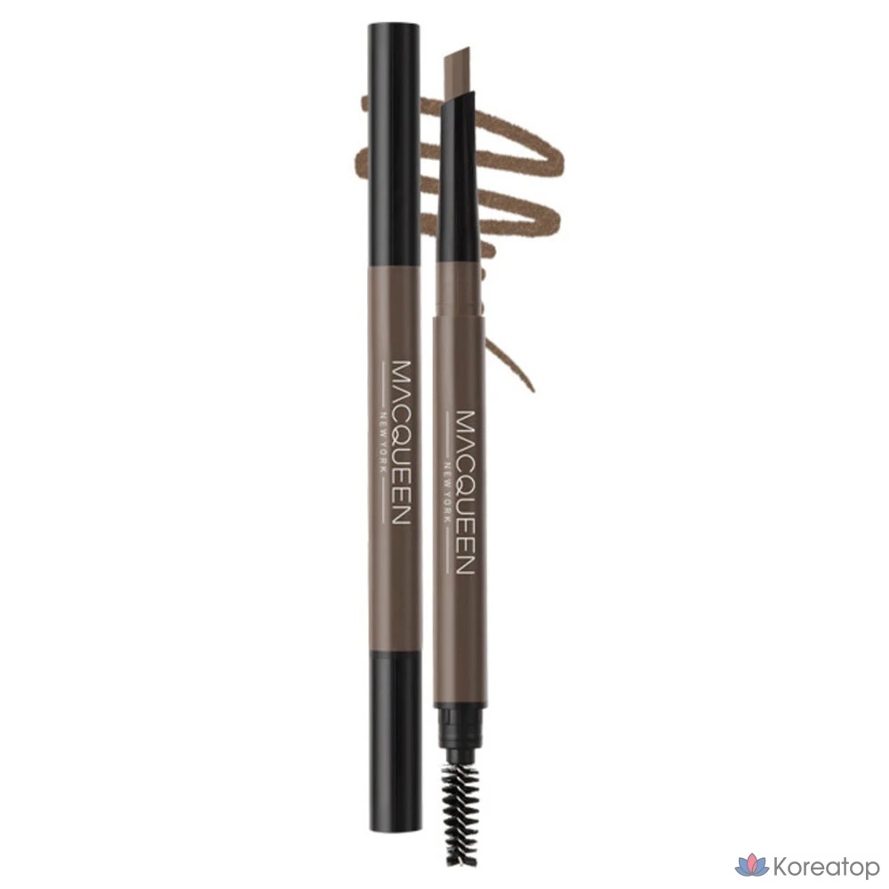 Карандаш для бровей Mqny My Strong Auto Eyebrow Pencil, оттенок Walnut Brown, 0.35 г, 1 шт.