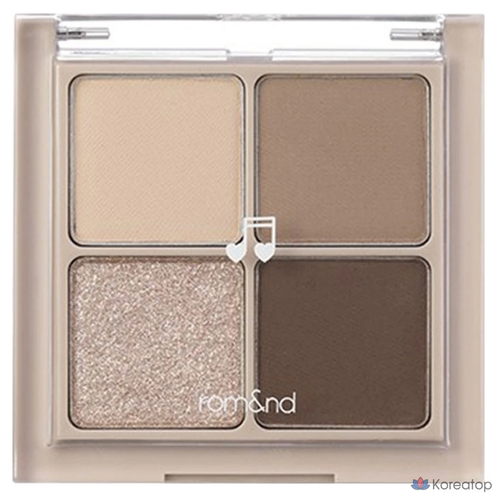 Тени для век ROM&ND Better Than Eyes Palette, оттенок M02 Dried Buckwheat Flower, 1 шт.
