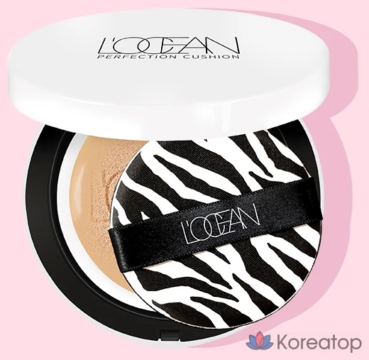 Кушон L'OCEAN Perfection Cushion Pact, оттенок 33 Cappuccino, 25 г, 1 шт., фото 3