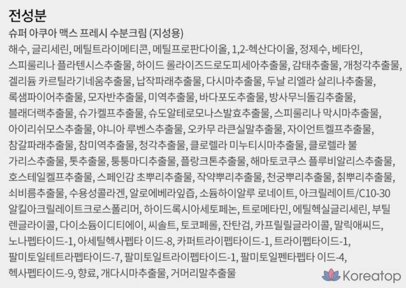 Увлажняющий крем Nature Republic Super Aqua Max Fresh For Oily Skin, 80 мл, 1 шт.