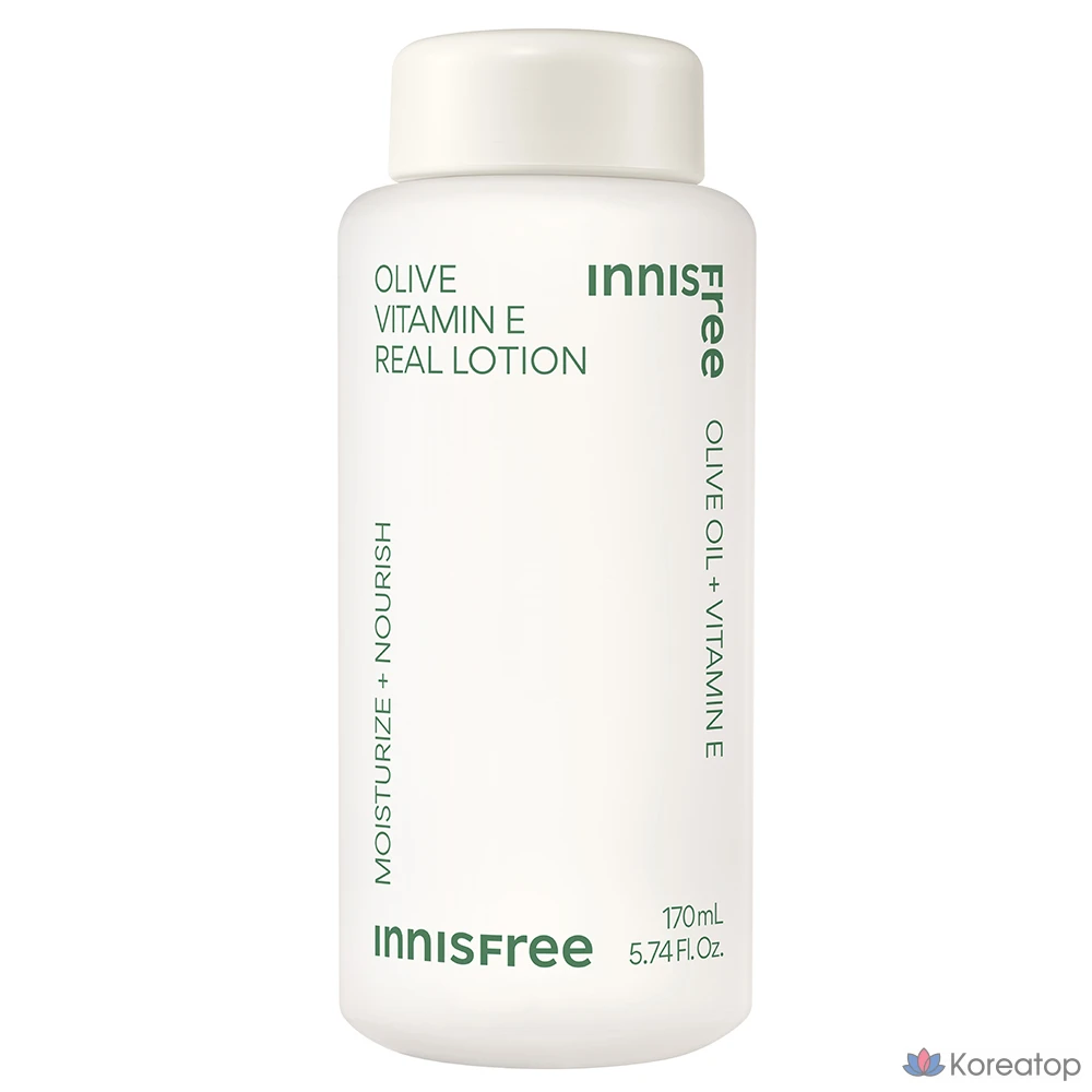Лосьон для лица Innisfree Olive Vitamin E Real Lotion, 170 мл, 1 шт.