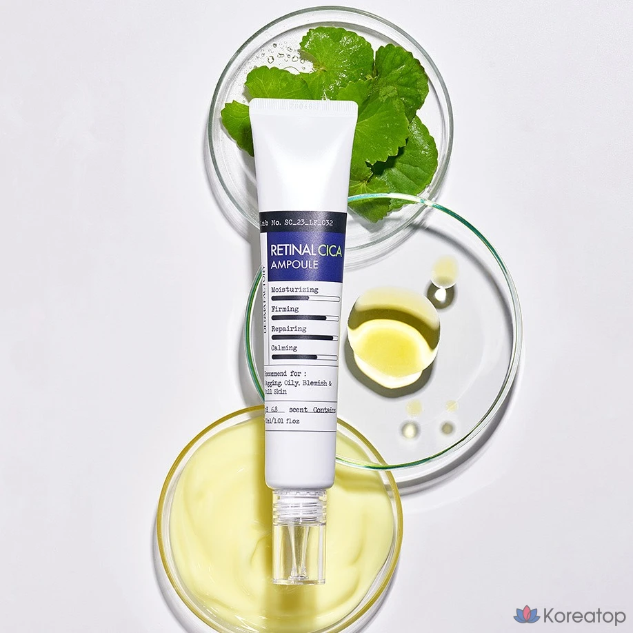 Ампульная сыворотка Derma Factory Retinal Cica Ampoule, 30 мл, 1 шт.