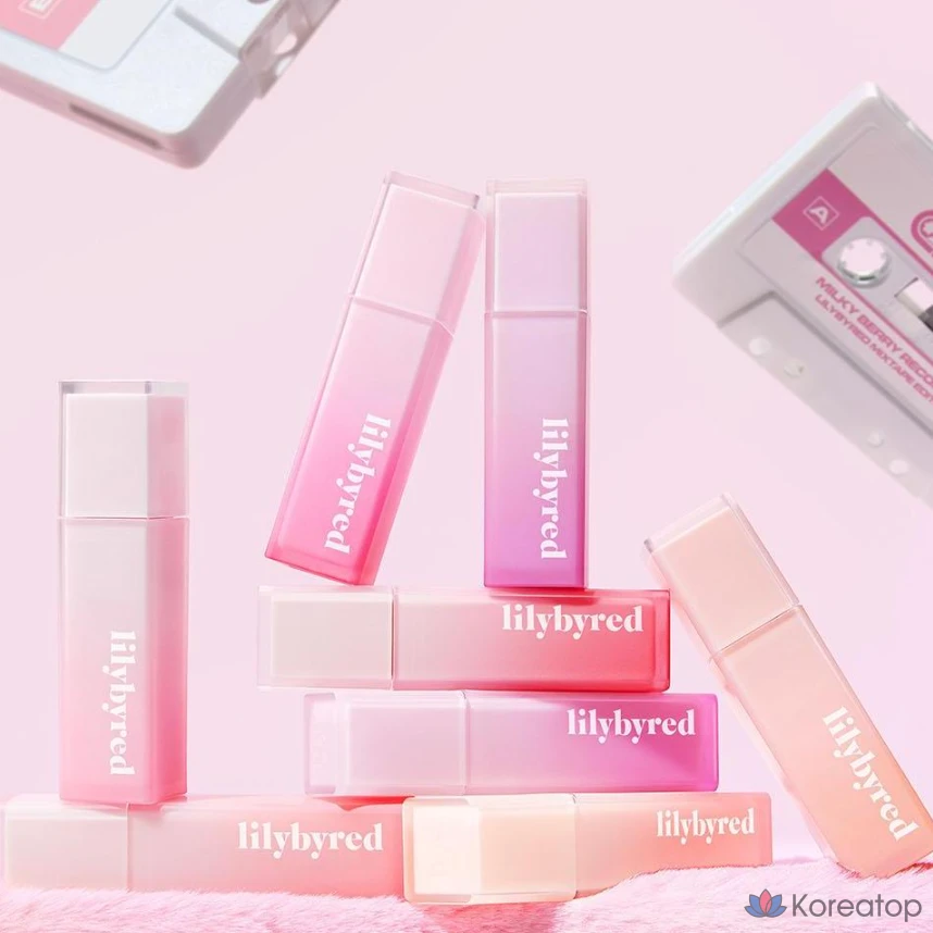 Тинт для губ Lilybyred Sweet Layer Milky Tint, оттенок 05 Honey Grapefruit Crepe Cheek, 1 шт., фото 6